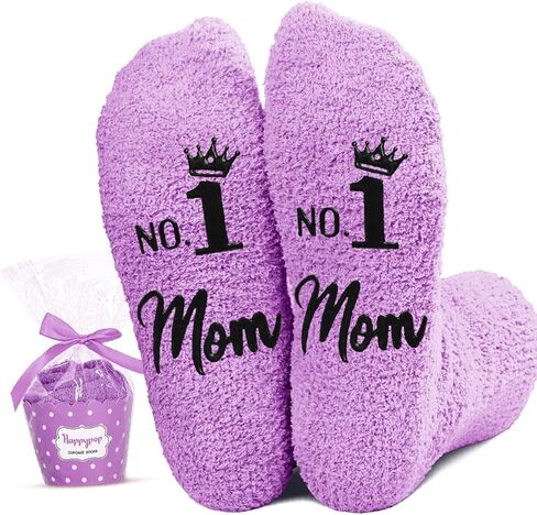 HAPPYPOP Gifts for Her Women - Mothers Day Gifts Socks, Socks for Mom, Mama Socks in Kuwait