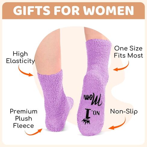 HAPPYPOP Gifts for Her Women - Mothers Day Gifts Socks, Socks for Mom, Mama Socks in Kuwait