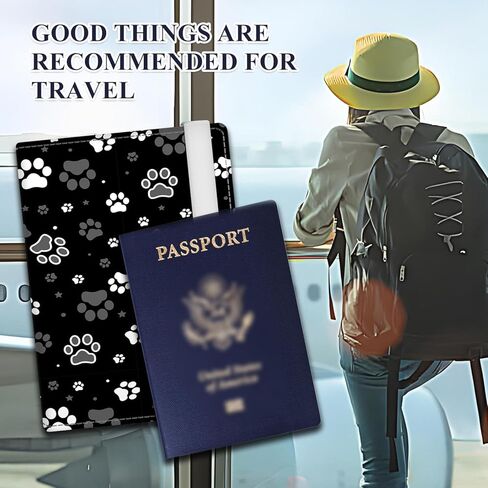 Passport Holder for Travel Essentials, RFID Premium Leather Passport Wallet Cover Case for Travel Must Haves Accessories, Passport Book Holders for Women Men Cute Colorful Owls in Kuwait