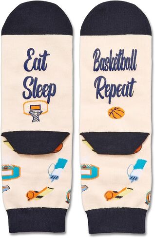 HAPPYPOP Sports Gifts For Boys Kids - Soccer Baseball Basketball Gifts For Boys, Preteen Tween Kids Socks in Kuwait
