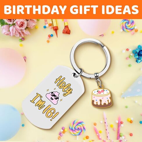 HAPPYPOP Birthday Gift Ideas for 13-18 Year Olds - Socks for Teen Girls and Boys with Keychain in Saudi Arabia