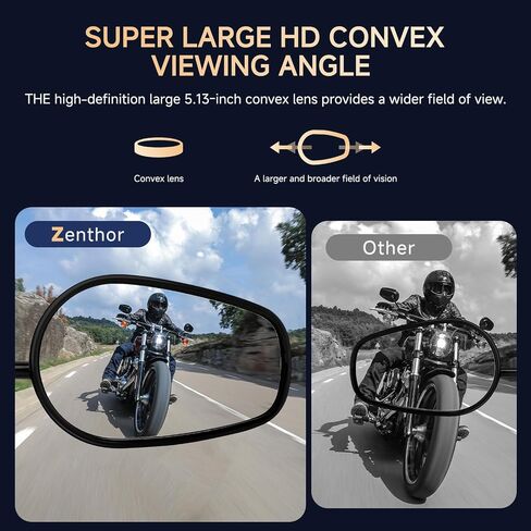 مرايا مقود دراجة نارية أسود مدببة-مرايا جانبية ذات دراجة نارية طويلة 8 ملم تتوافق مع Harley Road King ، V-Rod ، Sportster ، Dyna ، Softail ، Street Electra Road Glide 1982-2025 in Kuwait