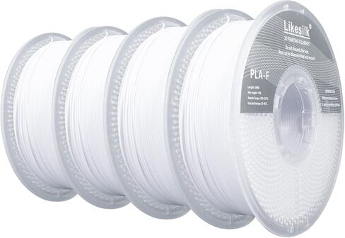 Likesilk 3D Printer Filament PLA F 1.75mm 3D Printing Filament 3D penfilament Yellow 0.25 kg in Saudi Arabia
