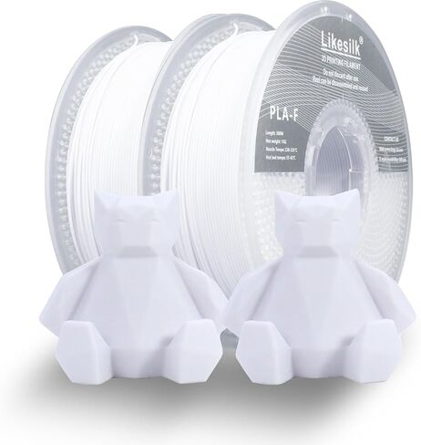 Likesilk 3D Printer Filament PLA F 1.75mm 3D Printing Filament 3D penfilament Yellow 0.25 kg in Saudi Arabia