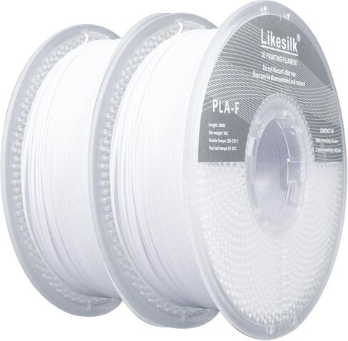 Likesilk 3D Printer Filament PLA F 1.75mm 3D Printing Filament 3D penfilament Yellow 0.25 kg in Saudi Arabia
