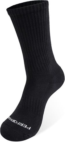 CULTURE & NATURE Men's/Women's Athletic Performance Cushion Crew Socks 6 Pack in Kuwait