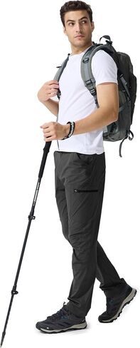 Men's Cargo Hiking Work Pants with 6 Pockets Lightweight Water Resistant Quick Dry Tactical Pants in Kuwait