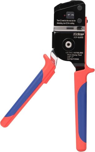 iCrimp Rachet PEX Pipe Cinch Tools for Stainless Steel Clamps meet ASTM 2098 clamping 3/8, 1/2, 3/4, 5/8,1-inch Pipe Tubing Blue in Saudi Arabia