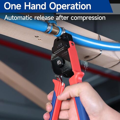 iCrimp Rachet PEX Pipe Cinch Tools for Stainless Steel Clamps meet ASTM 2098 clamping 3/8, 1/2, 3/4, 5/8,1-inch Pipe Tubing Blue in Kuwait