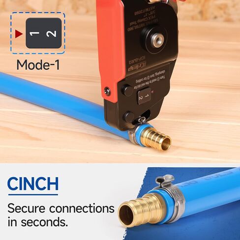 iCrimp Rachet PEX Pipe Cinch Tools for Stainless Steel Clamps meet ASTM 2098 clamping 3/8, 1/2, 3/4, 5/8,1-inch Pipe Tubing Blue in Kuwait