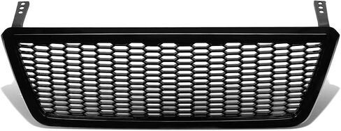 DNA Motoring GRF-OH-012-BK Black Badgeles Badgeles Honeycomb Mesh Mesh Grille متوافقة مع 04-08 Ford F-150 in Kuwait