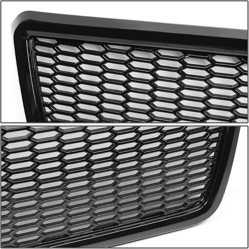 DNA Motoring GRF-OH-012-BK Black Badgeles Badgeles Honeycomb Mesh Mesh Grille متوافقة مع 04-08 Ford F-150 in Kuwait