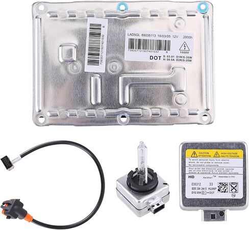 1 Set HID Headlight Ballast W/Igniter & D1S Bulb for Cadillac CTS SRX,for Volvo Volvo S60 S80 V70 XC70 XC90,for Audi A4 Quattro S4 89035113 Xenon Ballast Control Module in Saudi Arabia