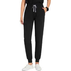 AMPOSH Women’s Scrub Jogger Pants Lightweight Medical Nurse Uniform with 5 Pockets