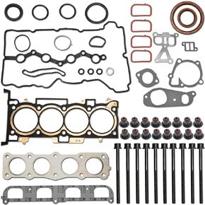 Cylinder Head Gasket Set w/Bolts fit for 2011-2015 Hyundai Sonata Tucson Kia Optima Sportage Sorento Santa Fe Sport 2.4L G4KJ 2359CC L4 DOHC HS54741B CS26333-1 ES72465-1