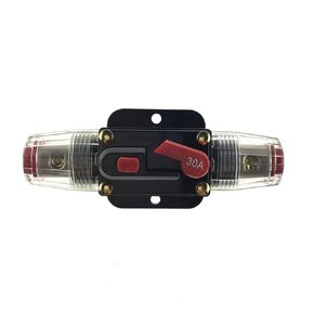Zookoto 12V-24V DC 15A صوت CAR INLINE BRUKER CIRCUIN