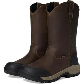 KEEN Utility Men's Evanston Soft Toe Waterproof Leather Durable Construction Pull on Work Boots