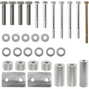 ATRACYPART Skid Plate Adapter Kit | Compatible with Toyota Tundra TRD Pro (2007-2021), Replaces# 67-5443