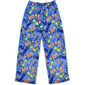 iscream Big Boys Fun Print Silky Soft Plush Fleece Pants - Bold Moves Collection