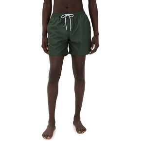 Men's The Solid Olive Swim Trunks 5.5"