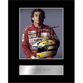 عام Ayrton Senna المطبوع مسبقًا توقيع الصور المُثبَّت الصورة رقم 11 صورة توقيعه مطبوعة