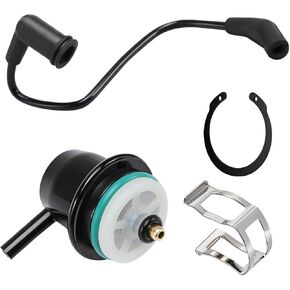 Fuel Injection Pressure Regulator with Clip Snap Ring Vacuum Line Tube Compatible with Cadillac Escalade Chevrolet Avalanche Express GMC Savana Sierra Buick Rainier Replace#: 17113556 89060418