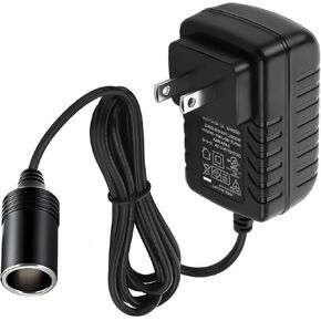 AC to DC Converter 2A 24W, Car Cigarette Lighter Adapter - AC/DC 110v-240v to 12v Power Adapter for Vehicles, Compatible with Car MP3 Players, humidifiers,Car Bluetooth, Car Purifier and More
