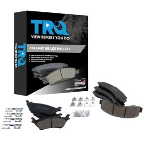 TRQ Brake Pads Ceramic Compatible with 2018-2020 Ford F-150