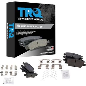 TRQ Brake Pads Ceramic Compatible with 2021-2022 Chevrolet Equinox 2020-2021 Malibu GMC Terrain