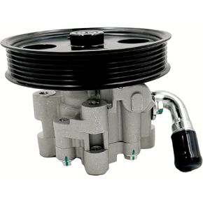 Power Steering Pump with Pulley Fit for 2001-2007 Chrysler Town Country, 2001-2003 Chrysler Voyager, 2001-2007 for Dodge Caravan, 2001-2007 for Dodge Grand Caravan,21-5223