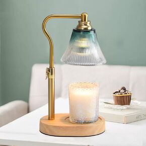 Candle Warmer Lamp with Adjustable Height - Electric Candle Lamp Warmer with Timer and Dimmer for Warming Scented Candle Wax, Home Décor and House Warming Birthday Gifts for Women Mother's Day