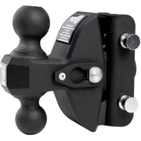 عوائق مقاومة للرصاص - مثبطات طريق متطرفة Duty Road Dual Ball 2 "و 2-5/16" - عقبة التعليق التي تم تصنيفها إلى 36000 رطل - يقلل عقبة امتصاص الصدمات من الاهتزازات لركوب أكثر سلاسة