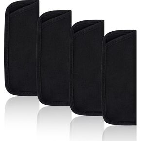 4 Pcs Glasses Cases Soft Eyeglasses Cases Pouch Sleeve Holder Protective Case for Glasses Travel Sunglasses Sleeve Holder Fabric Spectacle Pouch