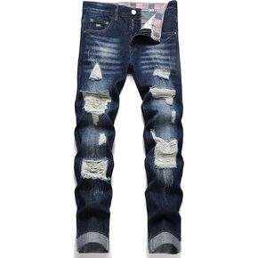 Rxxkkk للرجال الناشئة المنتظمة Jean
