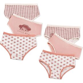 SkiBeaut Cotton Girl’s Panties Underwear Toddler Girl Soft Short Big Kid Child Underpants Undies Panties Briefs (Pack of 6)