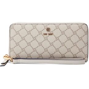 Nine West Lockup 9 Zip Around Wallet with Wristlet