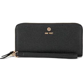 Nine West Lockup 9 Zip Around Wallet with Wristlet