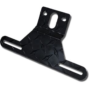 Universal Trailer License Plate Bracket Kit with Reflective Sticker – Durable Mounting Frame for RV, Boat, Trailer