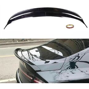 تفسر الشفاه الخلفية الشفاه المفسد جناح Duckbill Metallic Black Trim متوافق مع Lincoln MKZ 2013-2020 إكسسوارات