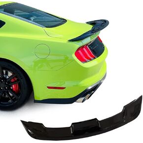 Mustang Spoiler Wing Rear Spoiler Compatible with Mustang GT V6 V8 Shelby EcoBoost 2-Door Coupe 2015-2024 Trunk Tail Rear Trunk Lid,Glossy Black Performance - GT500 GT350 Style