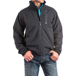 Cinch Men's Softshell Bonded Jacket Black Small