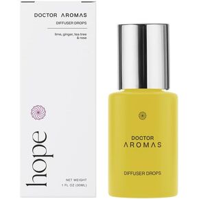 Doctor Aromas Premium Opressic Opans Progrance Scents Detles-chrogls- رائحة عضوية ، آمنة للموزعين ، لافندر الليمون العطري وغيرها من المزيج ، 1 أوقية (حزمة 1 ، الأمل)
