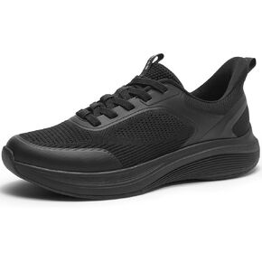 Men's Hands Free Slip On Walking Shoes Comfortable Breathable Casual Shoes for Men Knit Tennis Sneaker