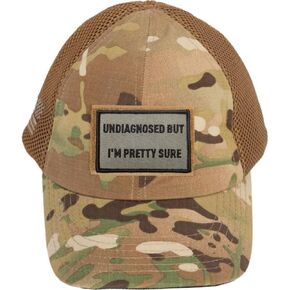 As Seen on Socials - Undiagnosed But I'm Pretty Sure - 2x3 Patch - Olive Drab with Black