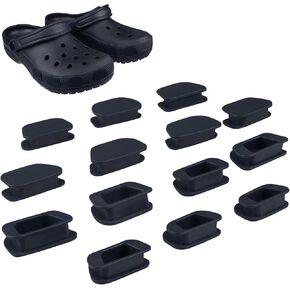 14 مقابس ثقب جانبية حزمة ل Crocs Classic Clogs ، تغطي مواد حشو الثقب الملحقات للرجال التماسيح للنساء