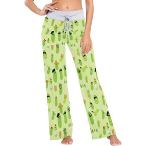 Men Women Pajama Pant Lounge Pajama Bottoms Elastic Waistband Sleepwear PJs Sleep Pants