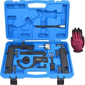Camshaft Alignment Tool Kit for Land Rover Jaguar Discovry 4 Rang Rover Sport V8 5.0 L V6 3.0L, Engine Timing Tool with Fuel Pump Fuel Injector Remove Tool