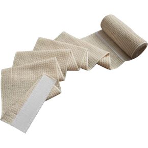 6" Premium Control Wrap | Elastic Bandage Wrap for Wound Wrapping with Control Breaks, Securing Clip - Latex-Free, Support & First Aid for Sports, Medical, and Injury Recovery