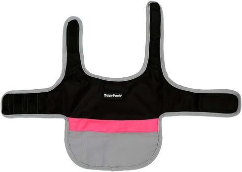 ZippyPaws Adventure Canine Cooling Vest - High Visibility, Reflective Safety, Absorbent Polymer Crystals for Extended Cooling, Comfortable & Adjustable - Pink, Small in Saudi Arabia