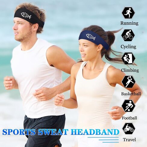 3pcs عصابات الرؤوس للرجال العصابات العرق الرياضية عرق العرق للرجال تجريب يدير عصابات الرؤوس للرجال in Saudi Arabia